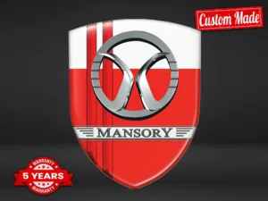 Mansory Custom Made Bumper Stickers Durable Limited Edition